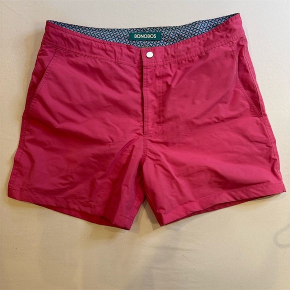 Bonobos Other - BONOBOS Men's Pink 5-Inch Swim Trunks Size M Beach Summer Shorts